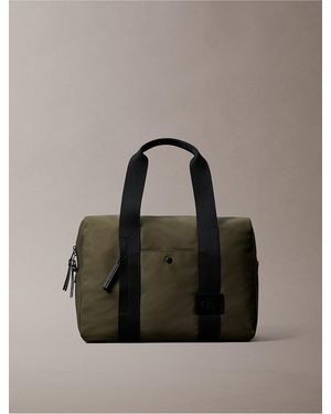 Calvin Klein Canvas Duffle Bag - Gray