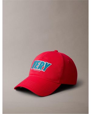 Calvin Klein Very Graphic Baseball Cap - Red