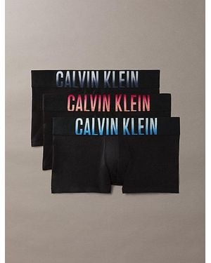 Calvin Klein 3 Pack Trunks Intense Power Cotton - Multicolour