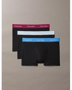 Calvin Klein 3 Pack Relaxed Trunks Icon Cotton Stretch - Multicolour