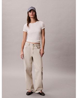 Calvin Klein Barrel Leg Jeans - Neutro