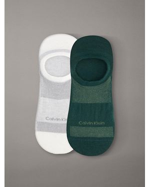 Calvin Klein Calzini Invisibili Traspiranti - Verde