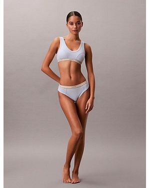 Calvin Klein Licht Gevoerde Triangel Bralette - Meerkleurig