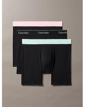 Calvin Klein 3-Pack Boxers Lang - Zwart