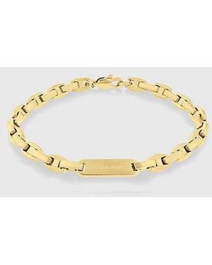 Calvin Klein Pulsera de cadena de eslabones gruesa - Metálico