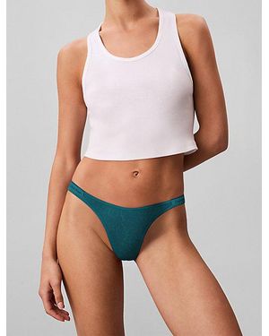 Calvin Klein String Thong Icon Lace - White