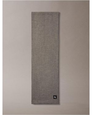 Calvin Klein Double Layer Scarf - Gray