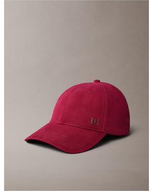 Calvin Klein Emblem Baseball Cap - Pink
