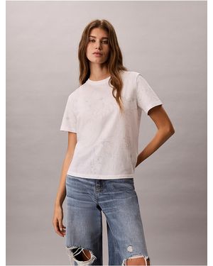 Calvin Klein Calvin Klein Floral Print Classic T-Shirt - Multicolor