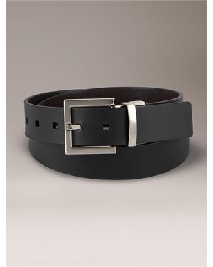 Calvin Klein Reversible Harness Buckle Belt - Black