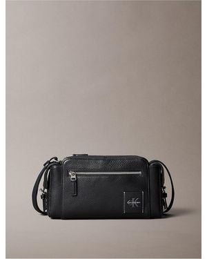 Calvin Klein Bold Pebble Camera Bag - Gray