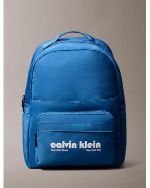 Calvin Klein Graphic Backpack - Blue