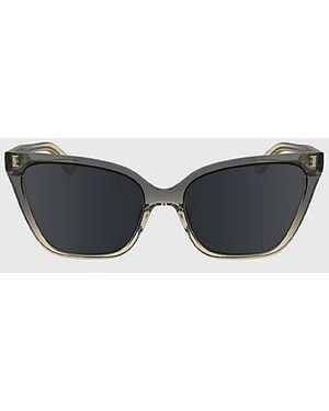 Calvin Klein Cat Eye Sunglasses - Natural