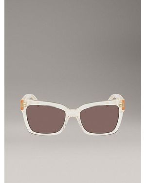 Calvin Klein Jeans Modified Rectangle Sunglasses Ckj24606S - Grey