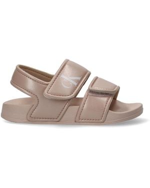 Calvin Klein Toddlers Signature Velcro Sandals - Pink