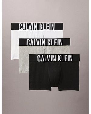 Calvin Klein Calvin Klein 3 Pack Intense Power Trunks - Black