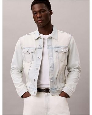 Calvin Klein Calvin Klein Coolmax Classic Trucker Jacket - Natural