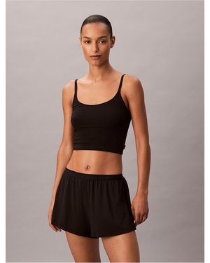 Calvin Klein Ultra Light Lounge Shorts - Brown