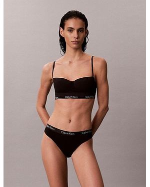 Calvin Klein Ultralight Longline Balconette Bra - Zwart