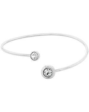 Calvin Klein Stainless Steel Crystal Bangle - Metallic