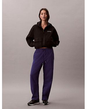 Calvin Klein Jeans Cotton Terry Barrel Joggers - Blue