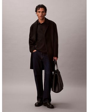 Calvin Klein Pique Polo Shirt - Black