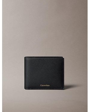 Calvin Klein Leather Bifold Wallet - Grey