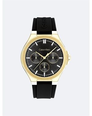 Calvin Klein Sunray Subdial Watch - Black