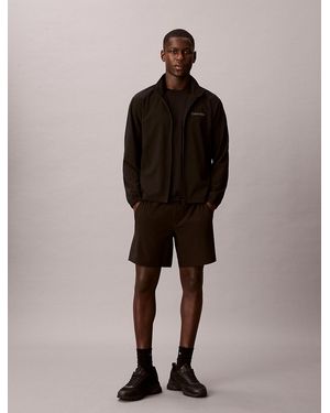 Calvin Klein Water-Repellent Performance Gym Shorts - Brown