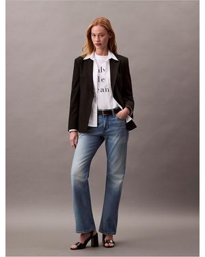 Calvin Klein Relaxed Bootcut Jeans - Blue