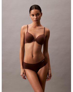 Calvin Klein Full Coverage Bra - Brown