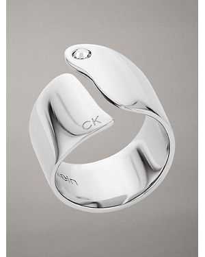 Calvin Klein Minimalistischer Ring - Grau