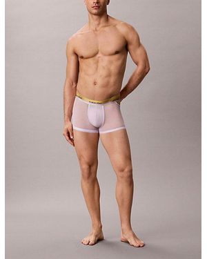 Calvin Klein Lage Taille Mesh Boxers - Paars