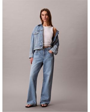 Calvin Klein Calvin Klein Wide Leg Jeans - Blue