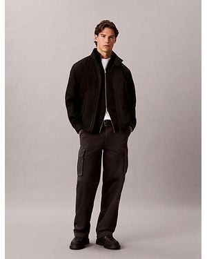 Calvin Klein Jeans Relaxed Cotton Twill Cargo Trousers - Multicolour