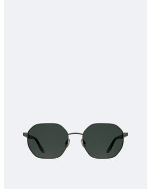 Calvin Klein Metal Modified Rectangle Sunglasses - Green
