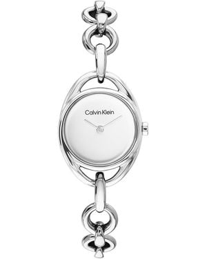 Calvin Klein Link Bracelet Watch - White
