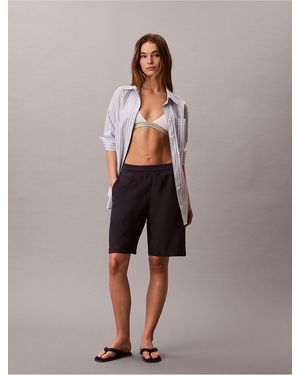 Calvin Klein Calvin Klein Monogram French Terry Shorts - Multicolor