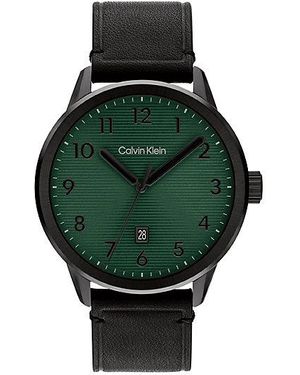 Calvin Klein Reloj estilo piloto minimalista - Verde