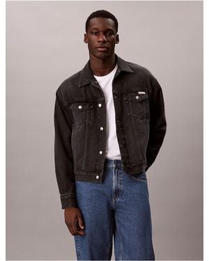 Calvin Klein Calvin Klein 90S Denim Trucker Jacket - Blue