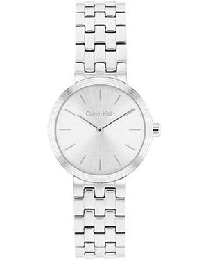 Calvin Klein Minimalist Bracelet Watch - White
