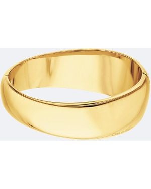 Calvin Klein Plated Steel Bangle Bracelet - Metallic