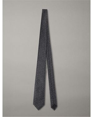 Calvin Klein Ashmore Floral Tie - Gray