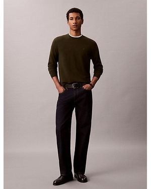 Calvin Klein Merino Wool Classic Jumper - Multicolour