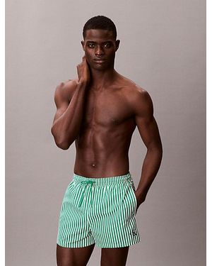 Calvin Klein Korte Zwemshort Met Trekkoord - Meerkleurig