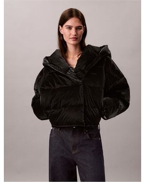 Calvin Klein Sport Relaxed Puffer Jacket - Black