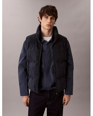 Calvin Klein Gilet Imbottito Reversibile - Blu