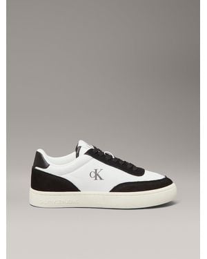 Calvin Klein Suede Trainers - Metallic