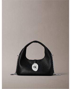 Calvin Klein Ck Lock Crossbody Bag - Black