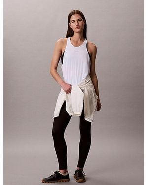 Calvin Klein Tanktop Aus Technischem Gewebe - Natur